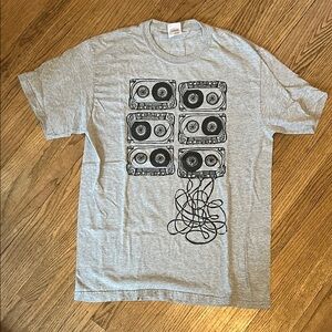 Cassette tape tee - Fruit of the Loom
